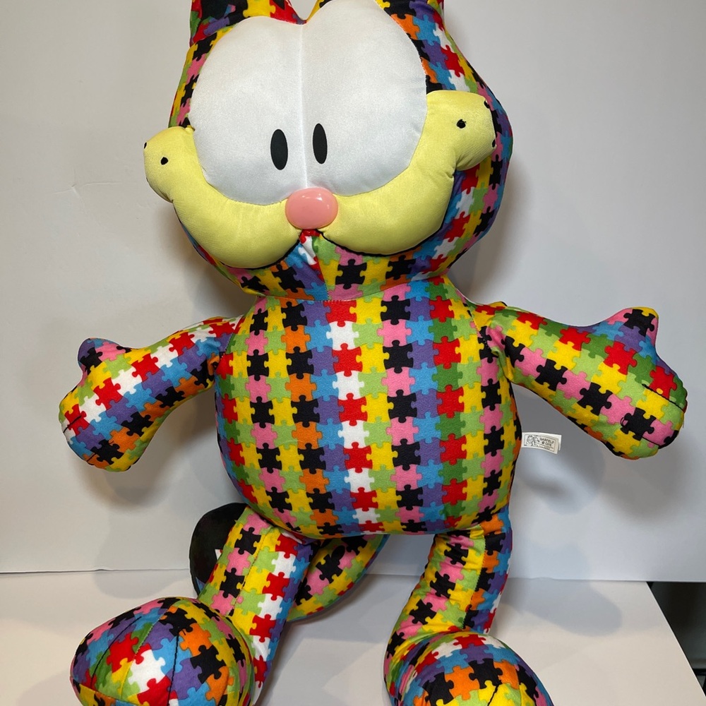 Garfield 28” JigSaw Autism Awareness Plush